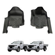 5D Injection Floor Mats for Ford Ranger Single / Extra Cab 2011-2022