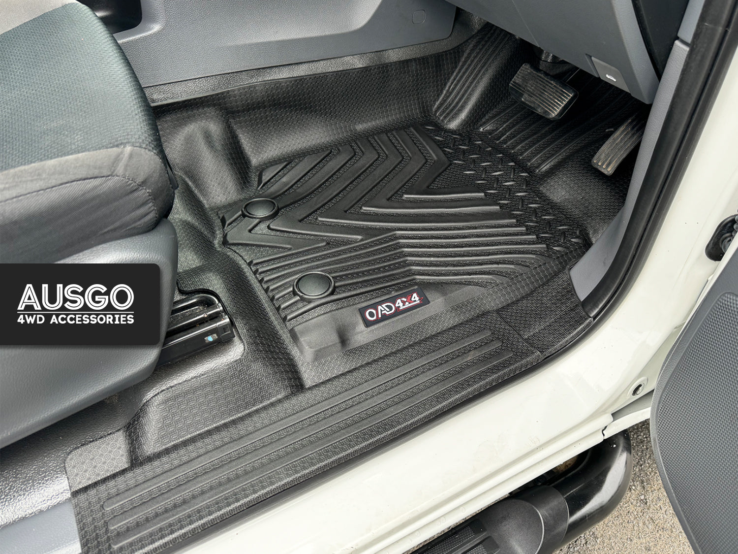 5D Injection Floor Mats for Ford Ranger PX PX2 PX3 Series Dual Cab 2011-2022