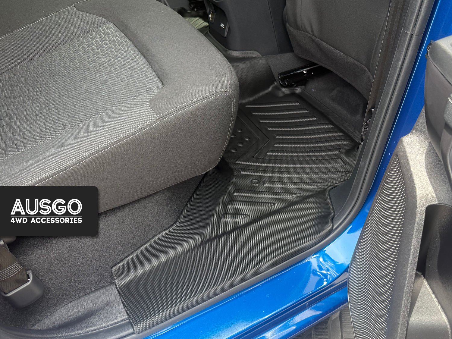 5D Car Floor Mats + Door Sill Protector for Ford Ranger Dual Cab 2022-Onwards