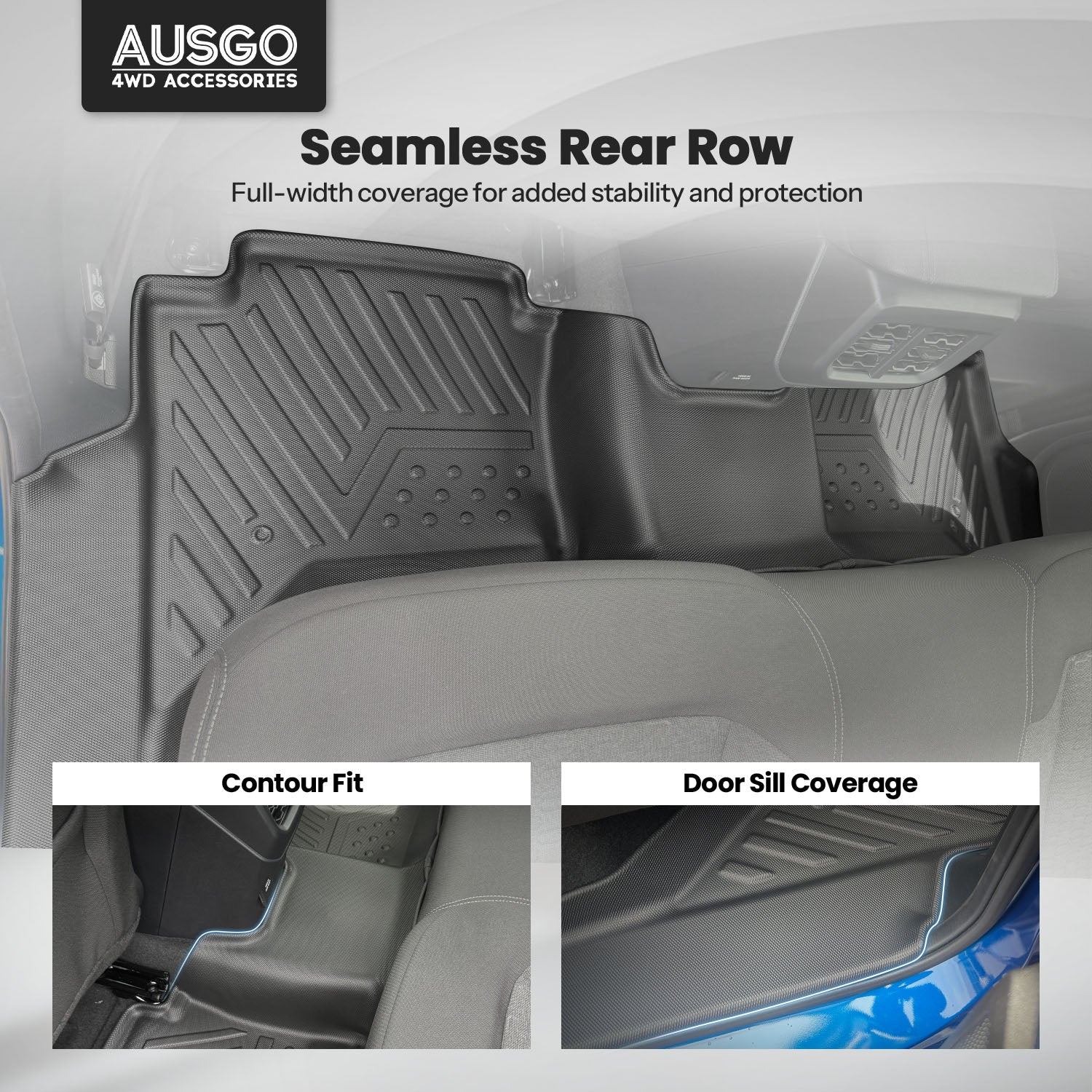 5D Car Floor Mats for Volkswagen Amarok NF Dual Cab 2023-Onwards