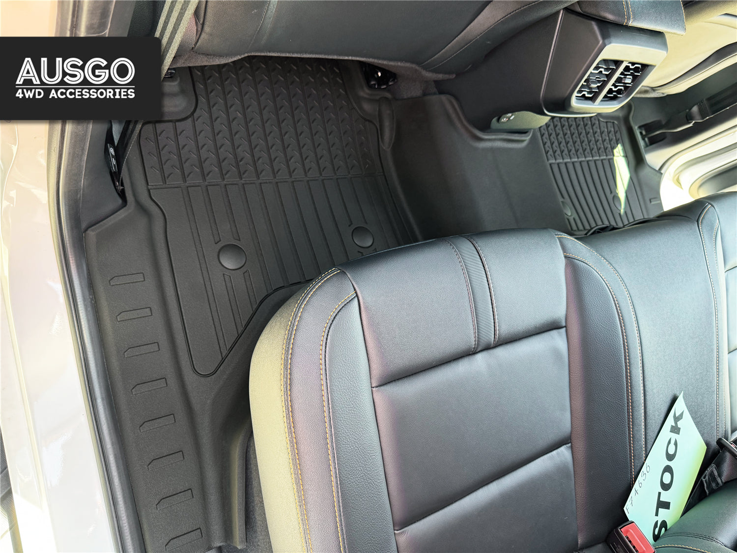 7D Injection Floor Mats for Ford Ranger Next-Gen 2022-Onwards