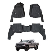 7D Injection Floor Mats for Ford Ranger Super Duty Dual Cab 2026-Onwards