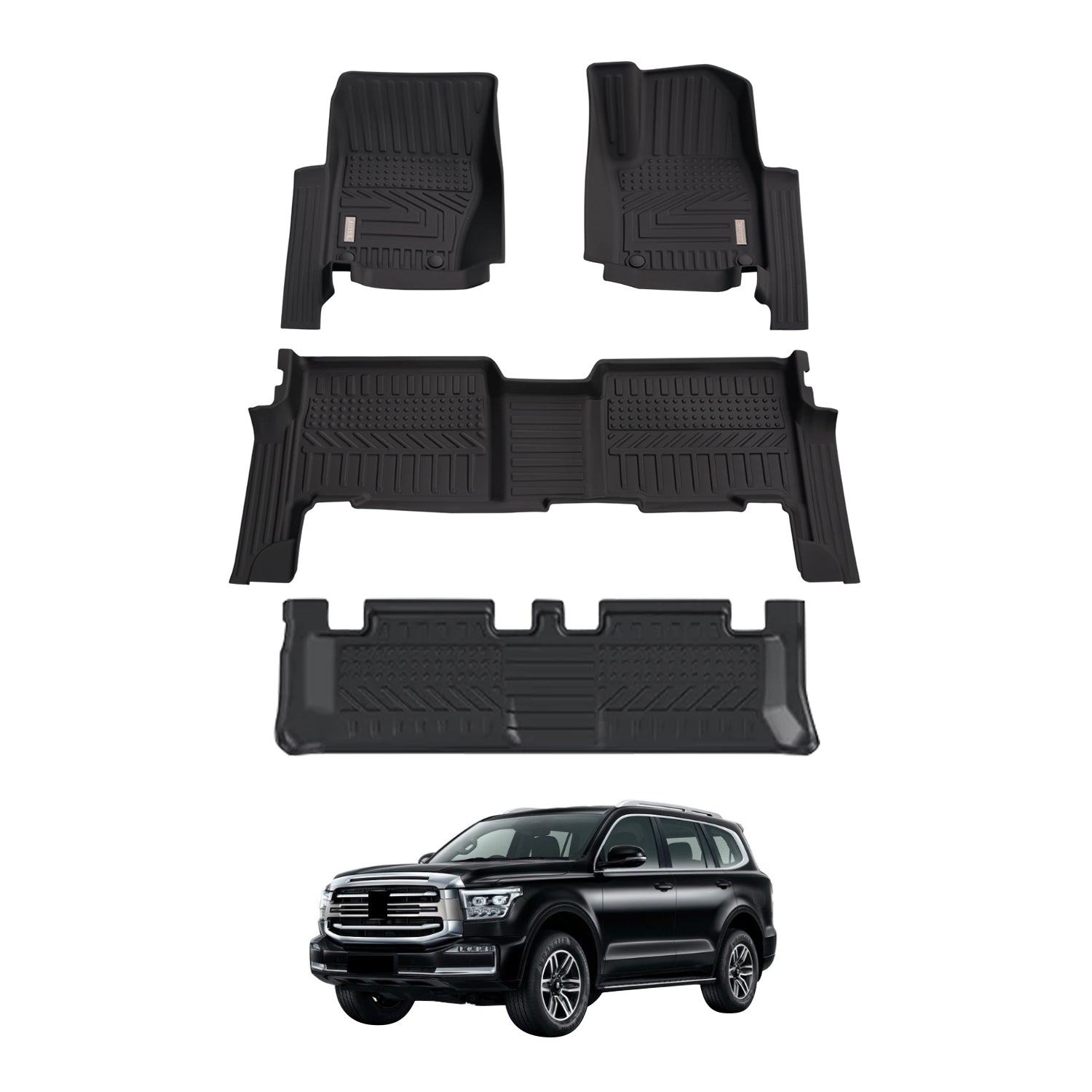 5D Car Floor Mats for GWM Tank 500 2024-Onwards