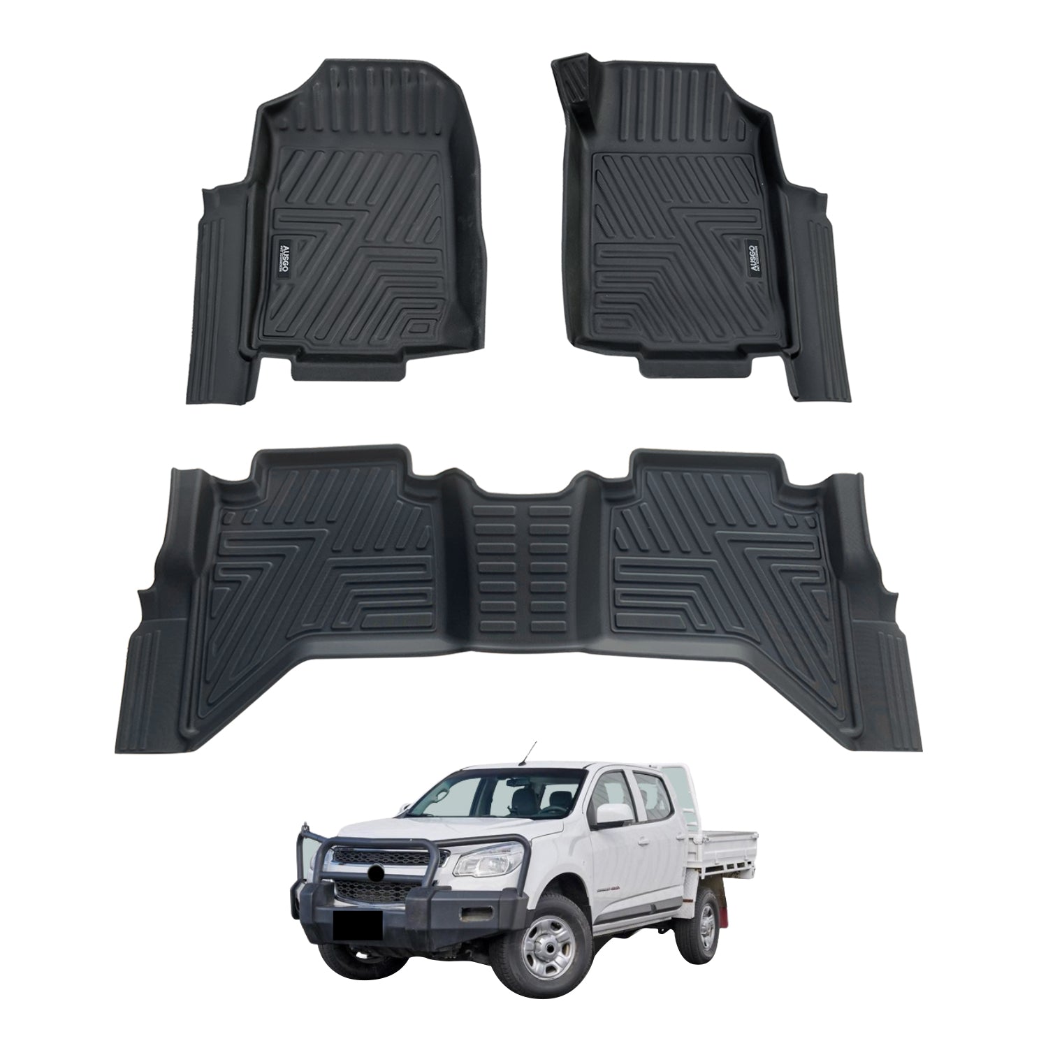 5D Car Floor Mats for Holden Colorado Dual Cab 2012-2020