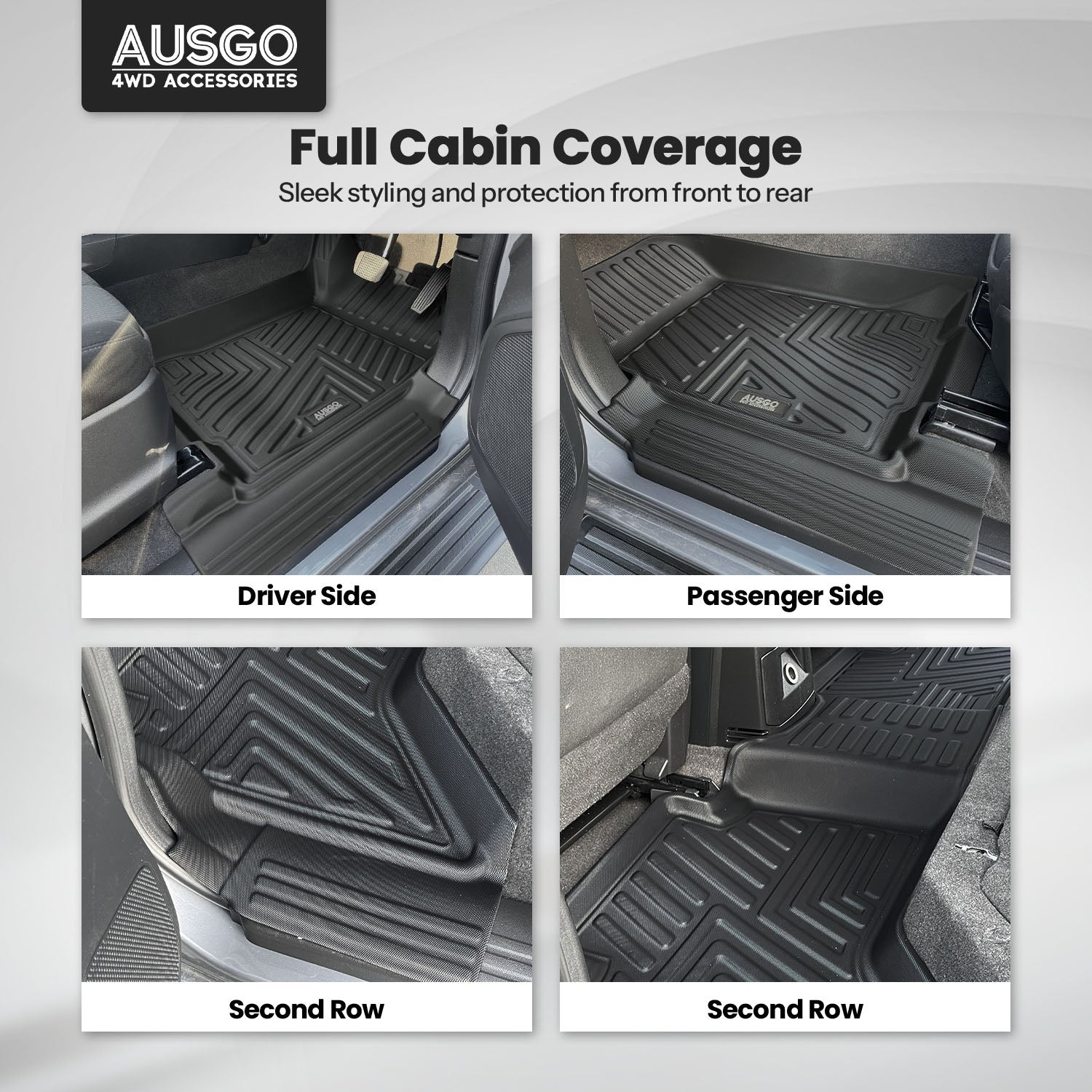 5D Car Floor Mats for ISUZU D-MAX DMAX Dual Cab 2012-2020