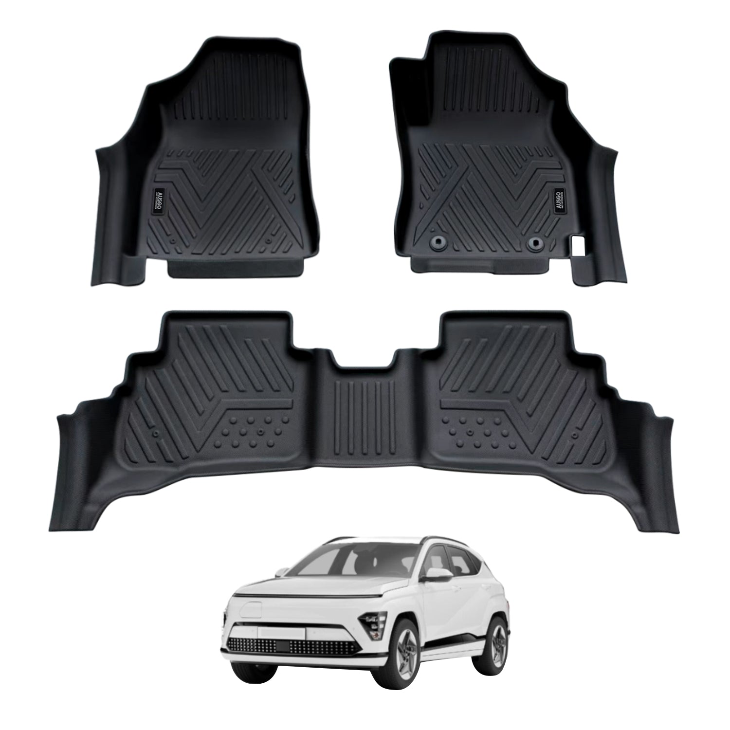 5D Car Floor Mats for Hyundai Kona SX2 Series 2023-Onwards