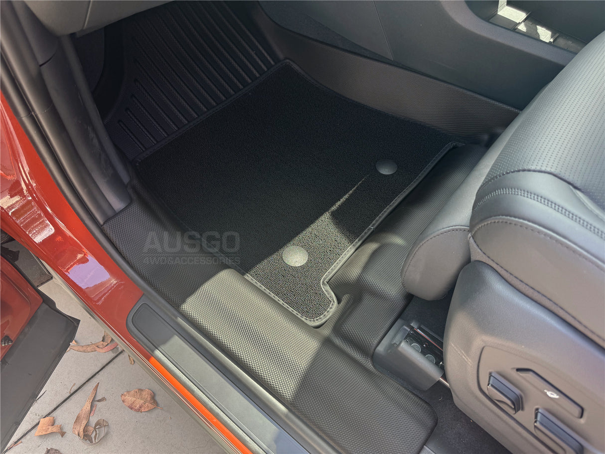 Double-Layer Car Floor Mats for Hyundai Santa Fe 7 Seater 2024-Onwards