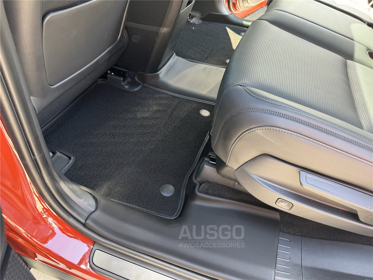 Double-Layer Car Floor Mats for Hyundai Santa Fe 7 Seater 2024-Onwards