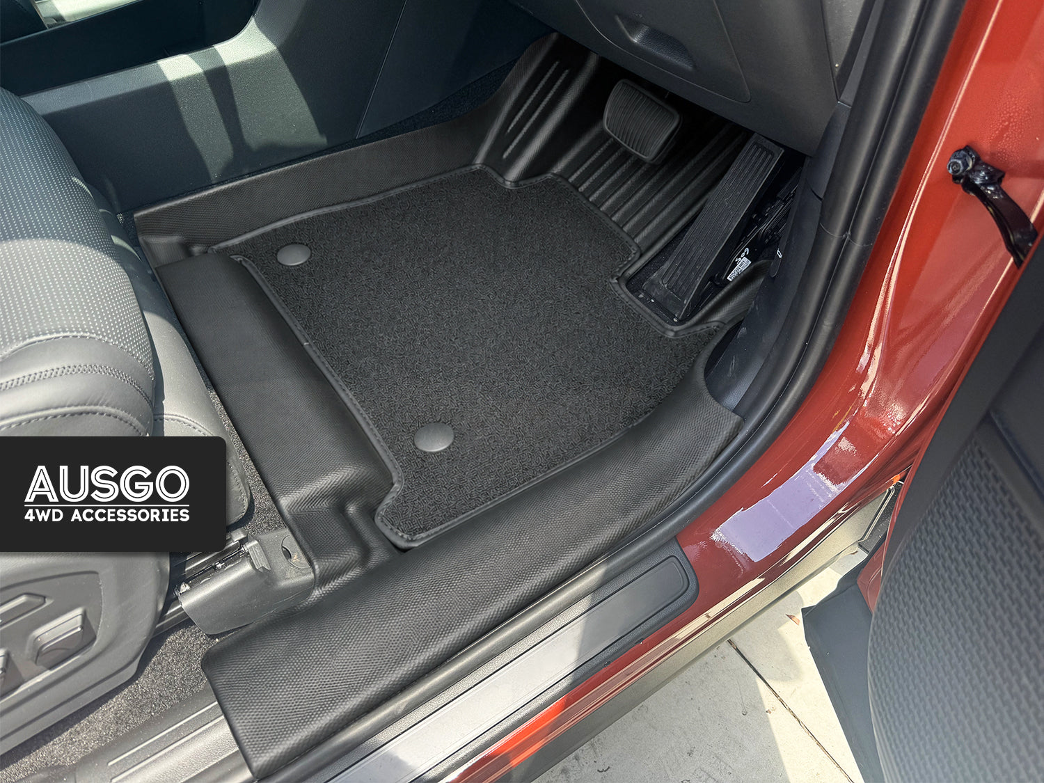 Double-Layer Car Floor Mats for Hyundai Santa Fe 2024-Onwards