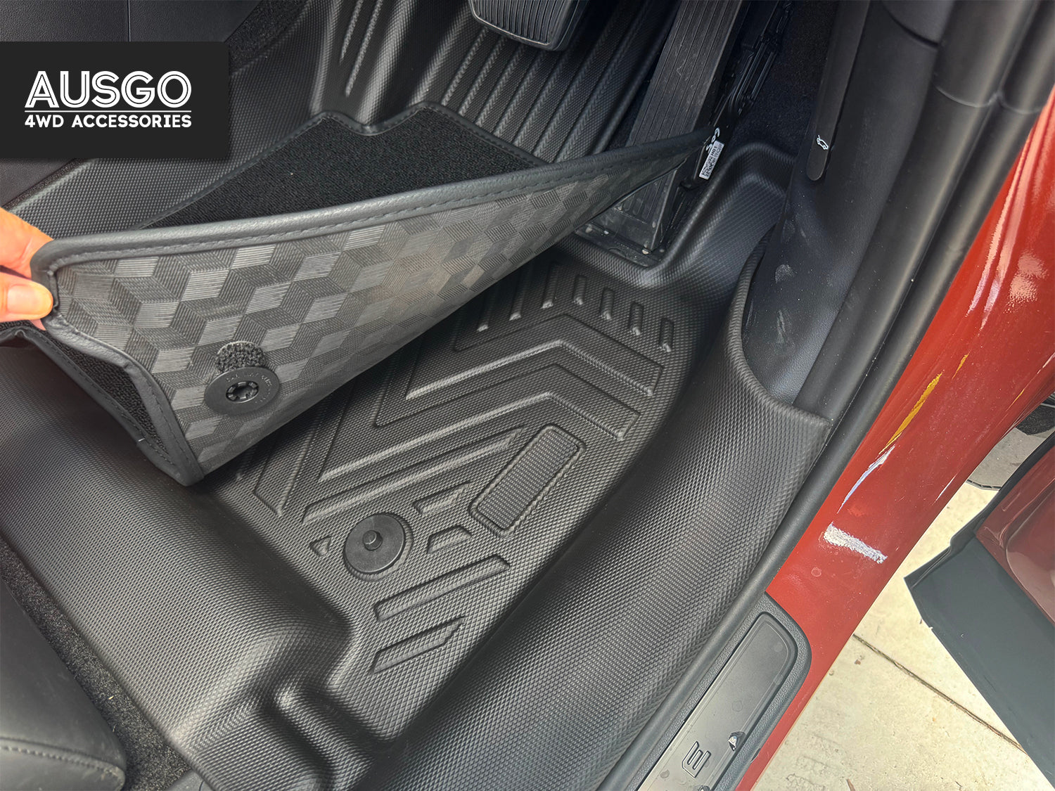 Double-Layer Car Floor Mats for Hyundai Santa Fe 2024-Onwards