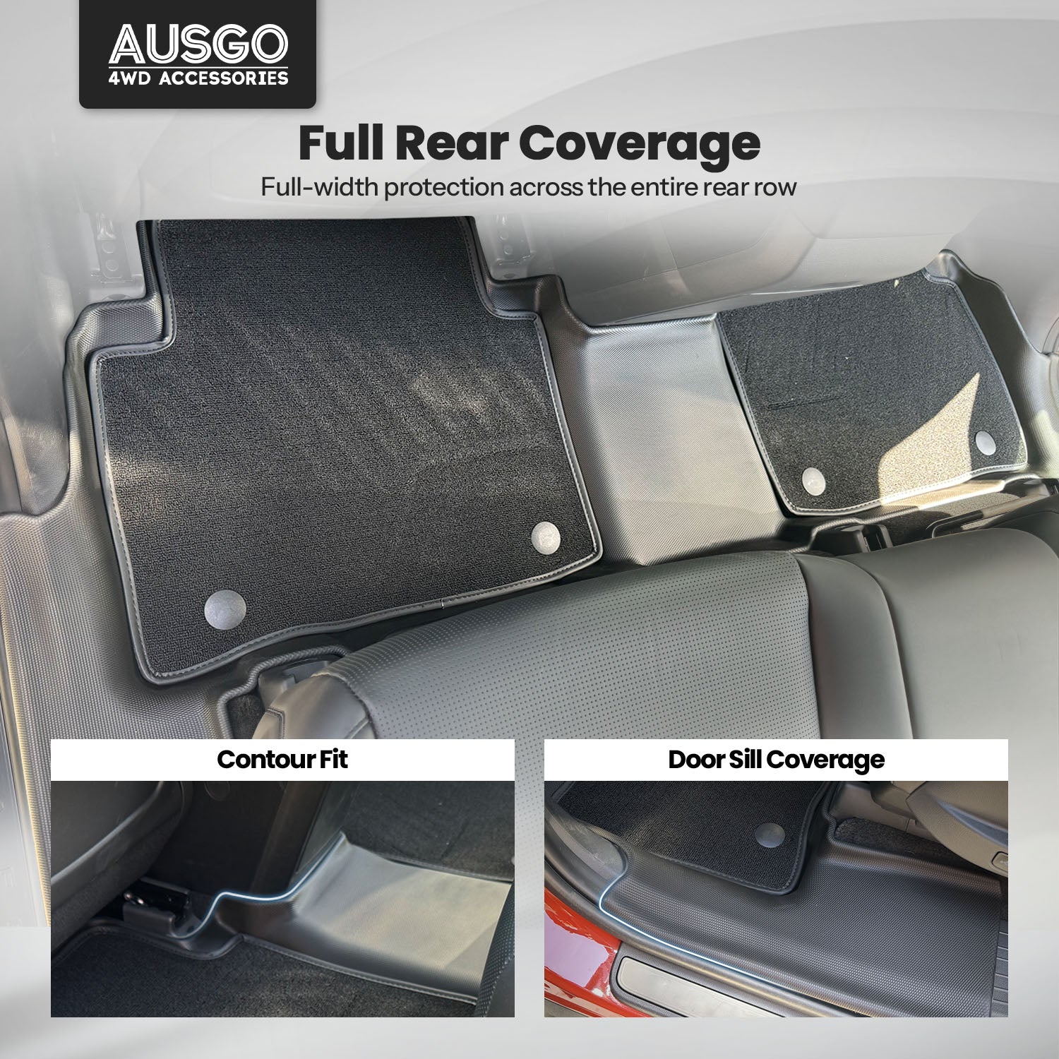 Double-Layer Car Floor Mats for Hyundai Santa Fe 2024-Onwards