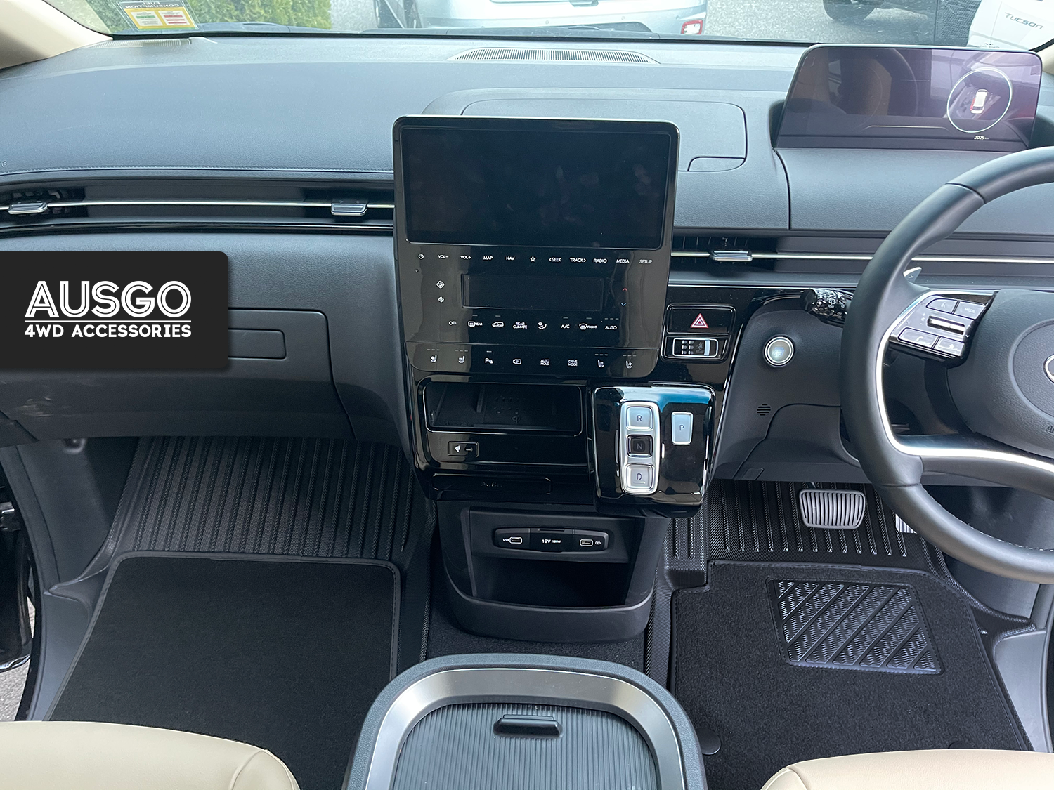 Double-Layer Car Floor Mats for Hyundai Staria / Staria Load 2021-Onwards