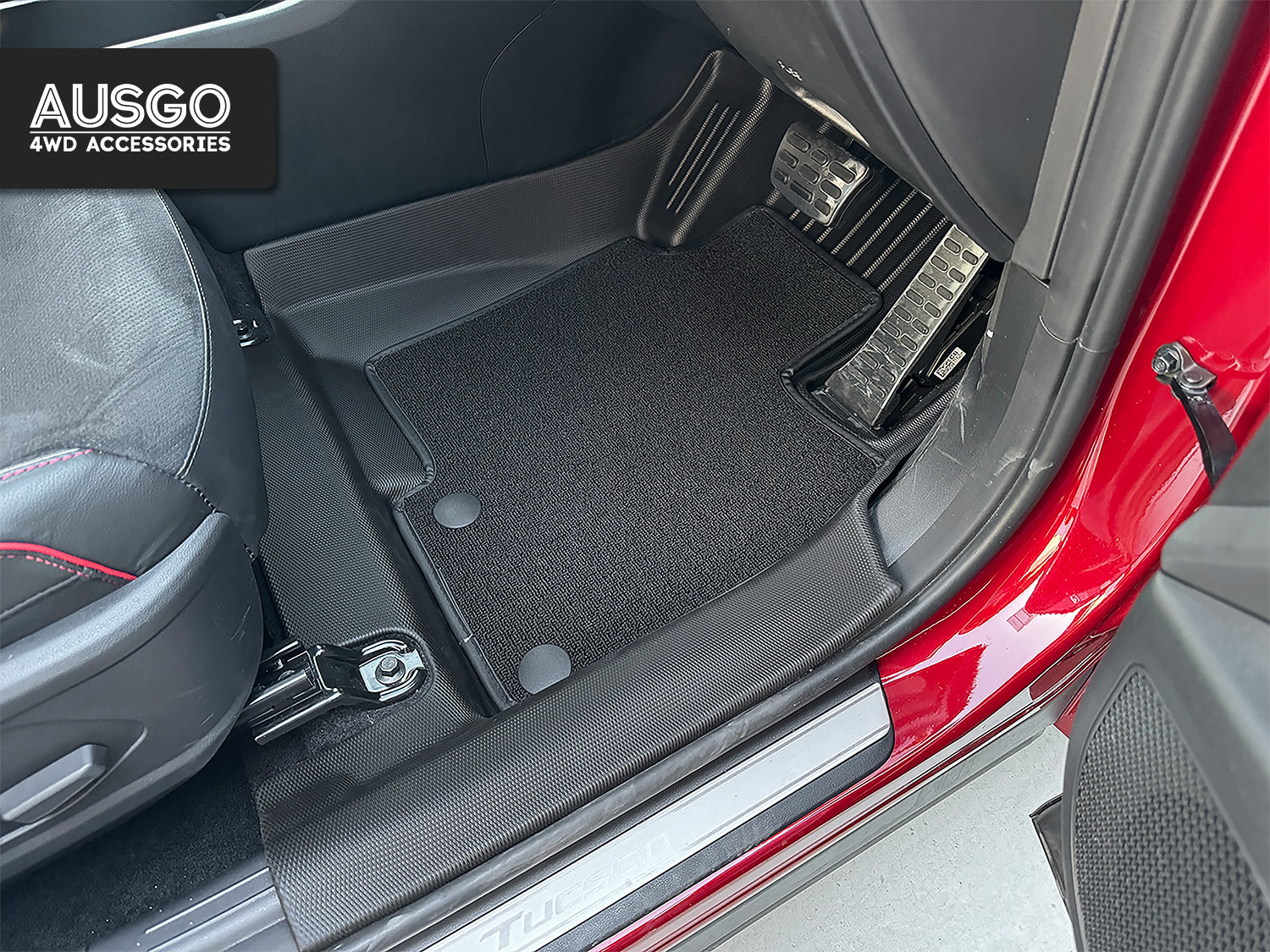 Double-Layer Car Floor Mats for Hyundai Tucson 2021-Onwards