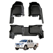 7D Car Floor Mats for ISUZU D-MAX DMAX 2008-2012