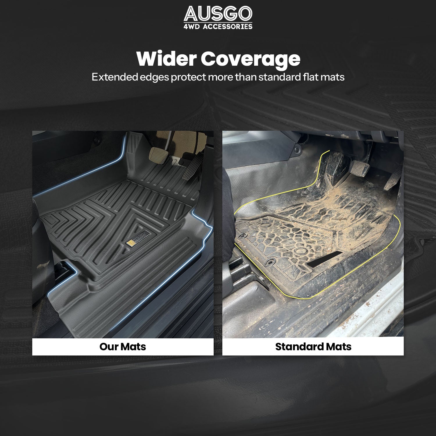 5D Car Floor Mats for ISUZU D-MAX DMAX Single / Extra Cab 2012-2020