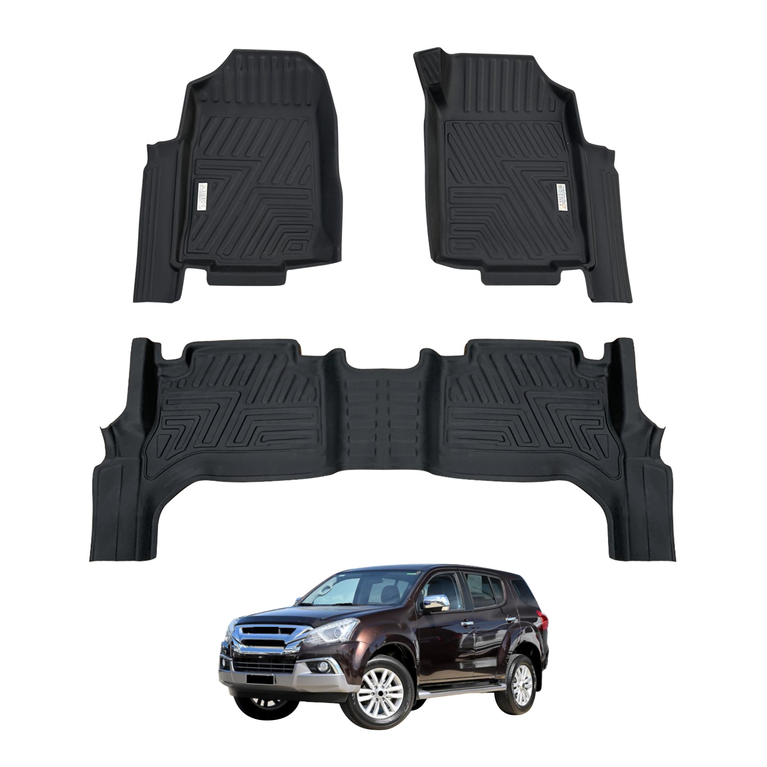 5D Car Floor Mats for ISUZU MUX MU-X 2013-2021