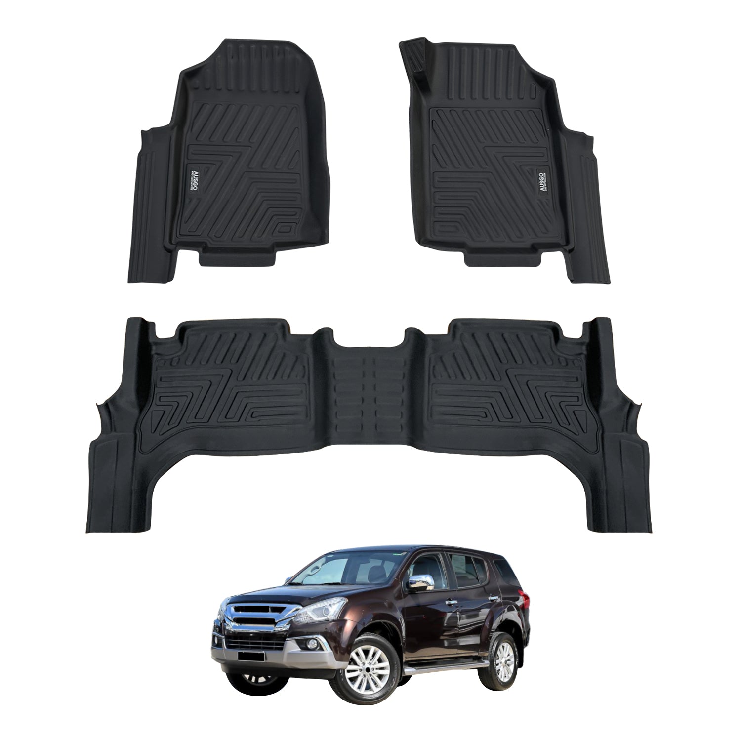 5D Car Floor Mats for ISUZU MUX MU-X 2013-2021