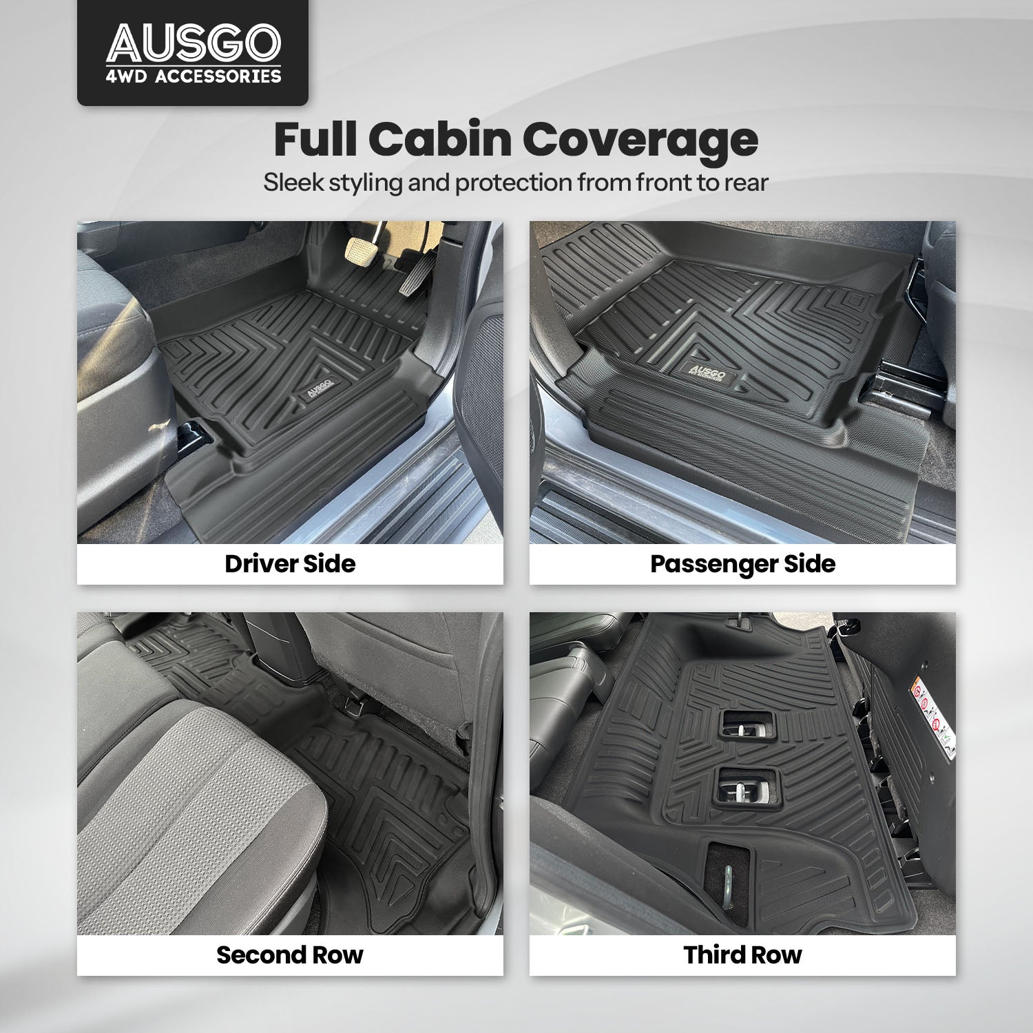 5D Car Floor Mats for ISUZU MUX MU-X 2013-2021