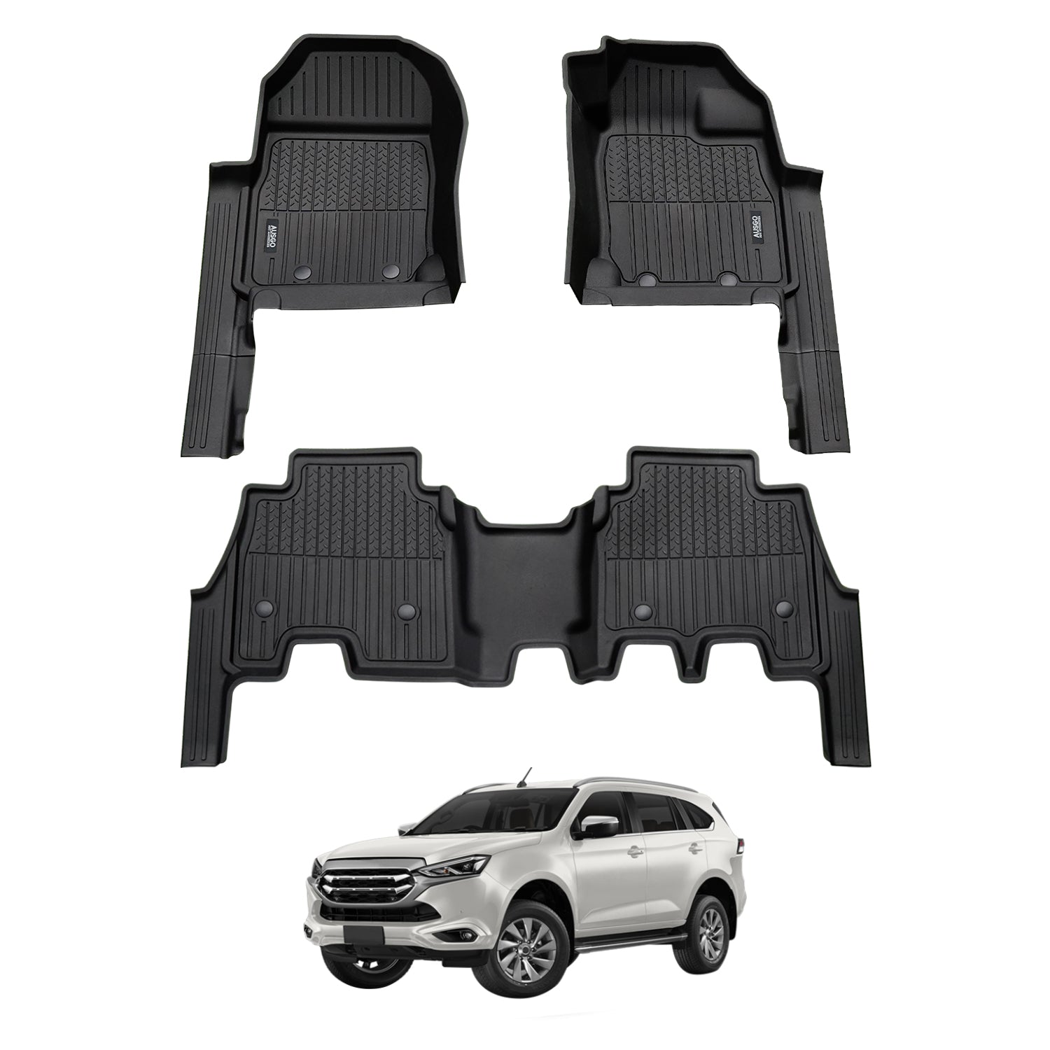 7D Injection Floor Mats for ISUZU MU-X MUX 2021-Onwards