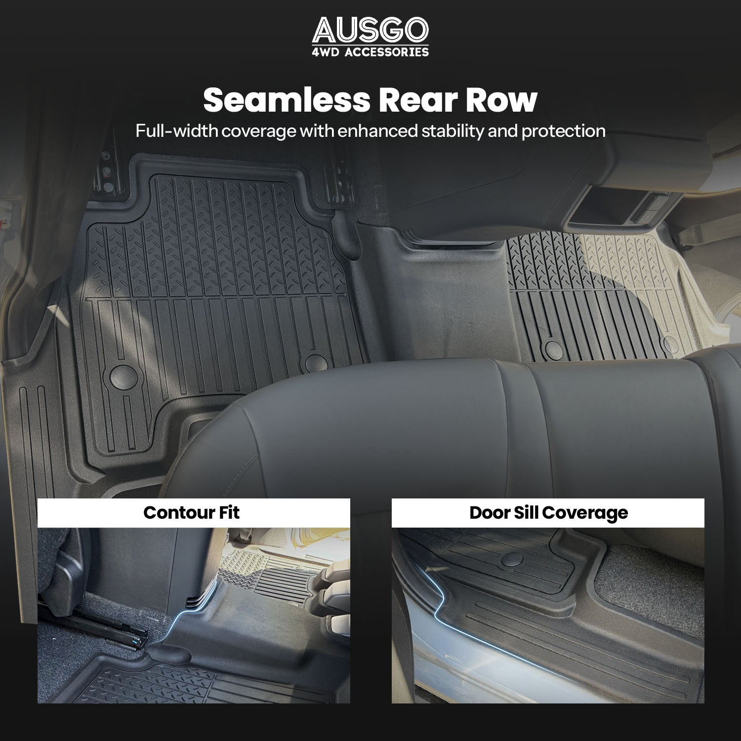 7D Injection Floor Mats for ISUZU MU-X MUX 2021-Onwards