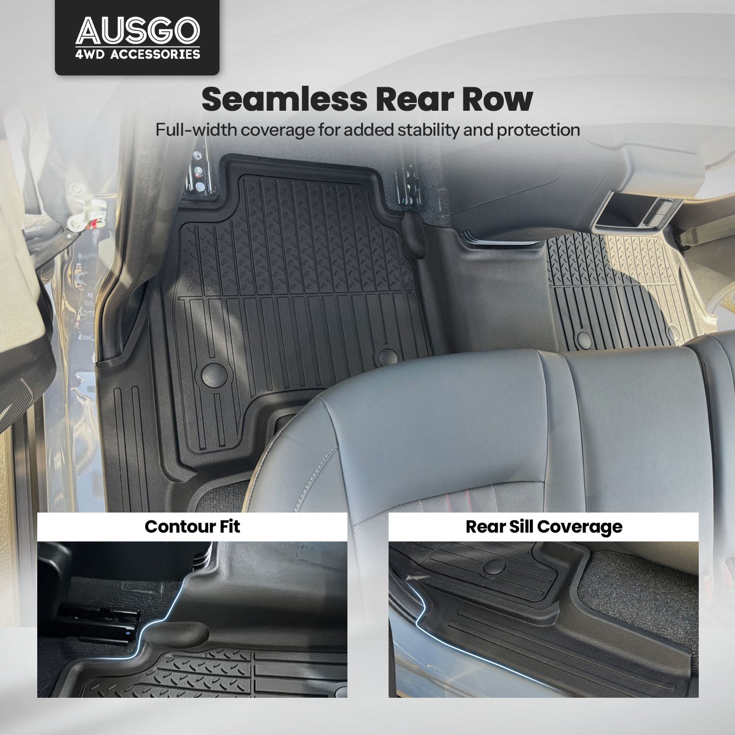 7D Injection Floor Mats for ISUZU MU-X MUX 2021-Onwards