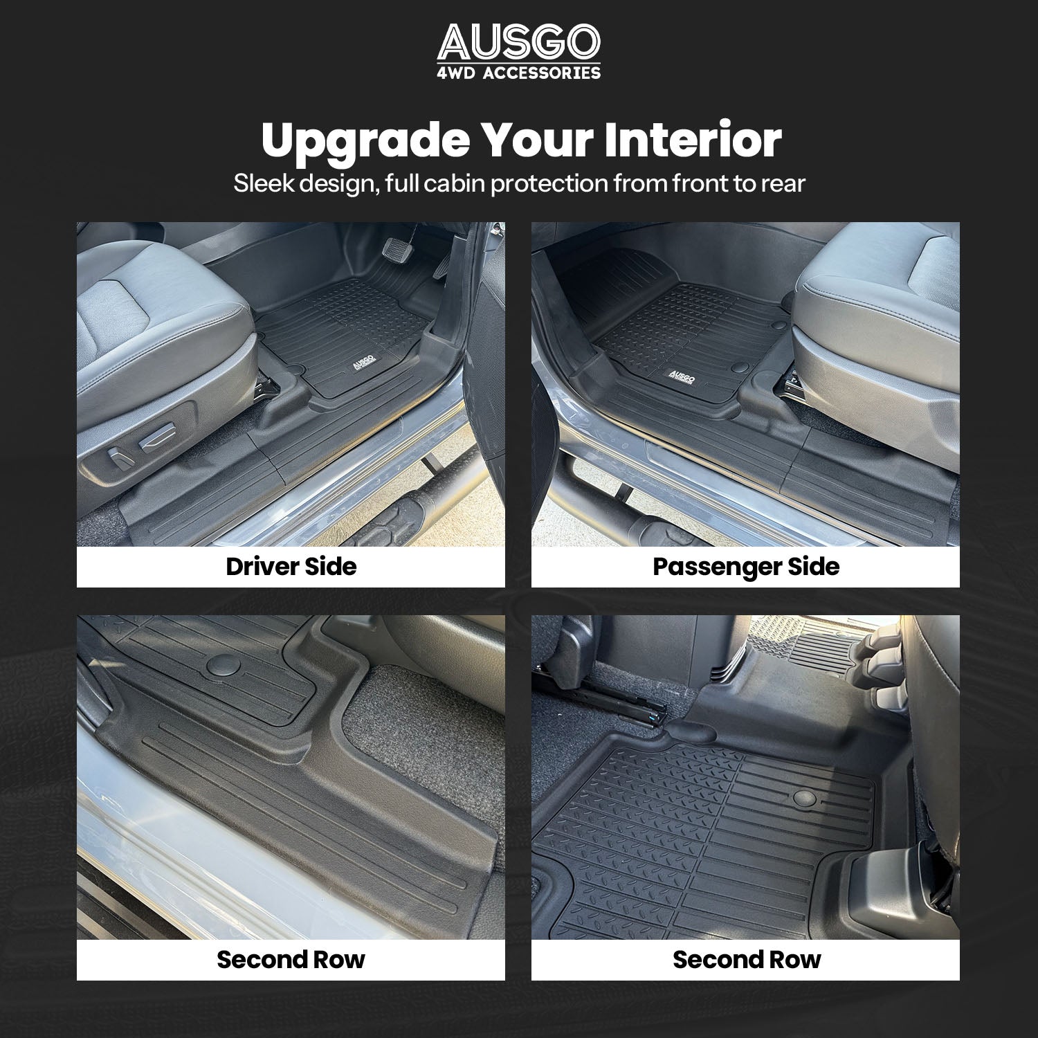 7D Injection Floor Mats for ISUZU MU-X MUX 2021-Onwards