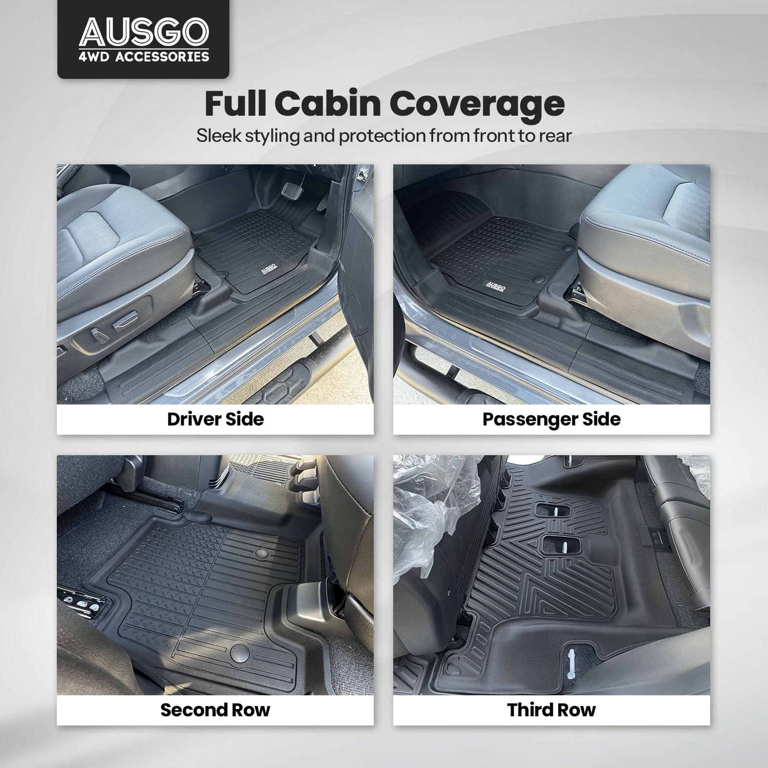 7D Injection Floor Mats for ISUZU MU-X MUX 2021-Onwards