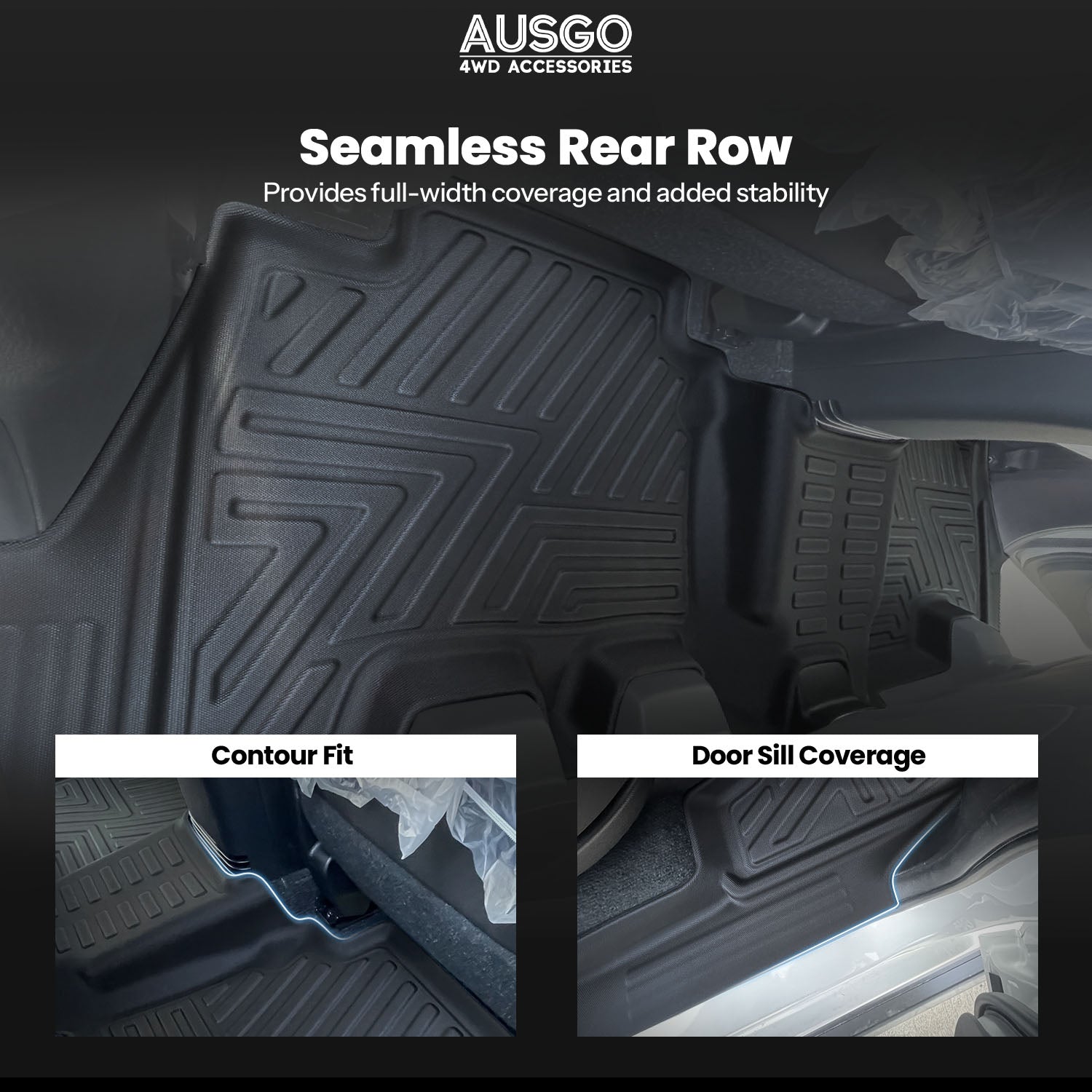 5D Car Floor Mats for ISUZU MUX MU-X 2021-Onwards