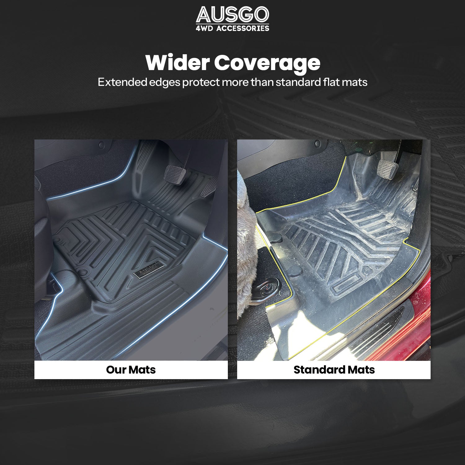 5D Car Floor Mats for ISUZU MUX MU-X 2021-Onwards