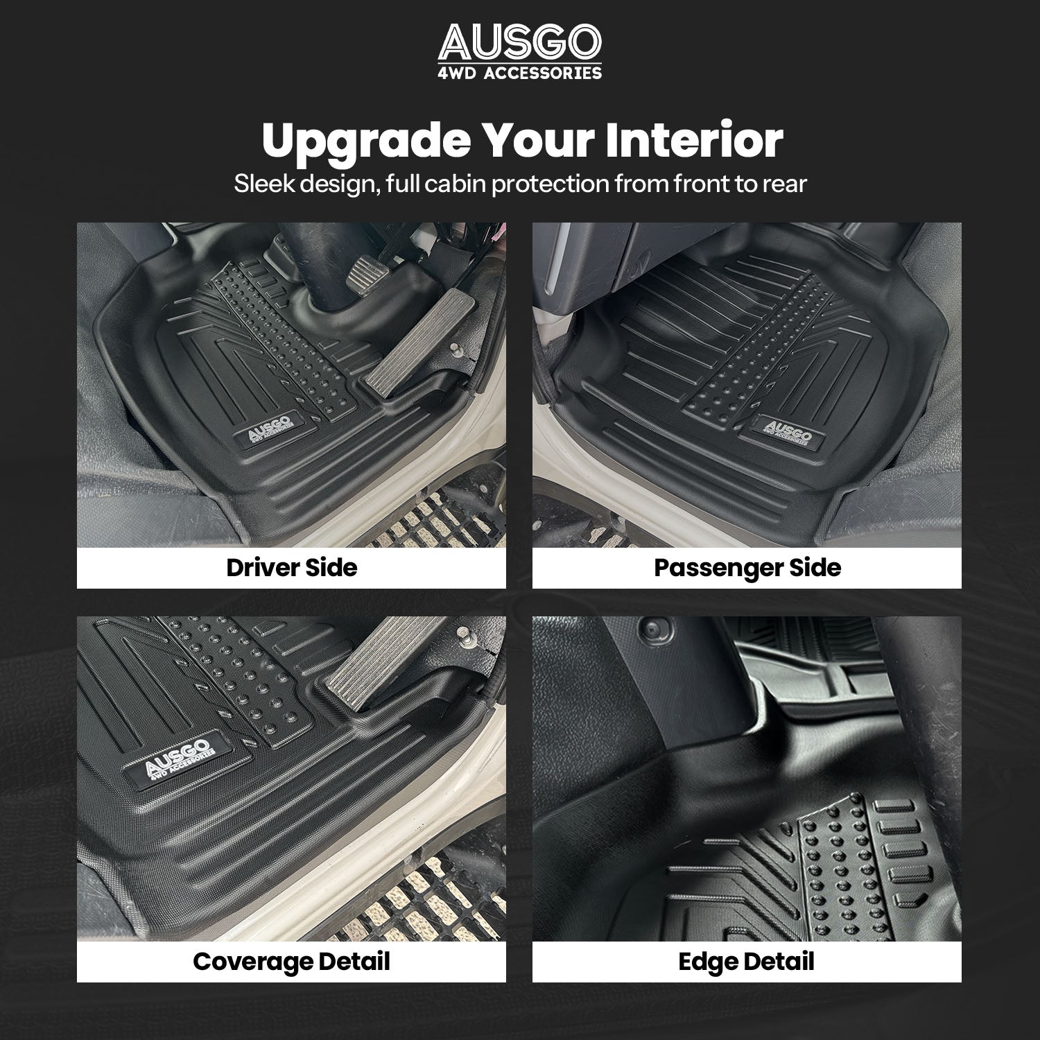 5D Car Floor Mats for ISUZU N Series Wide Cab Auto 2Door 2018-Onwards