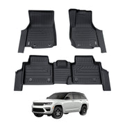 5D Car Floor Mats for Jeep Grand Cherokee L WL Series 7-Seat 2021-Onwards