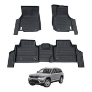 5D Car Floor Mats for Jeep Grand Cherokee L WL Series 7 Seats 2021-Onwards