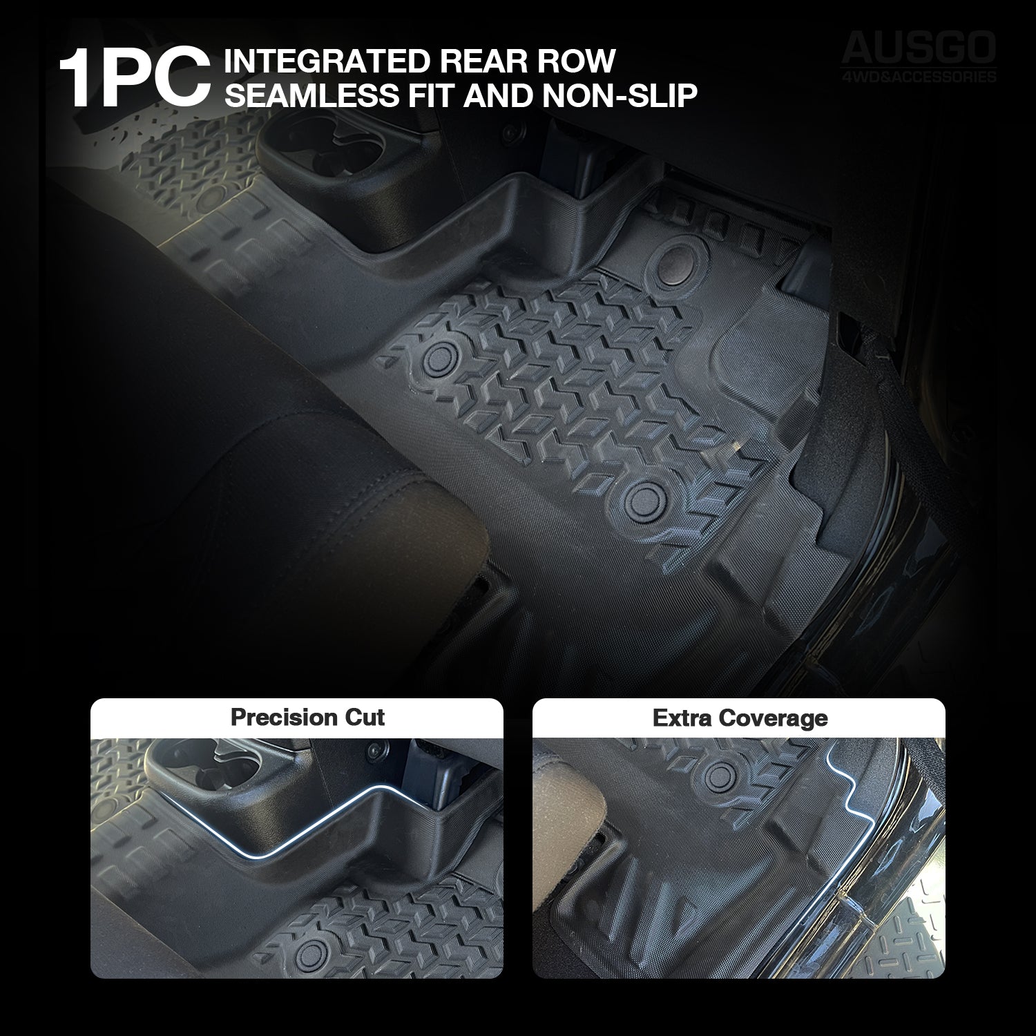 5D Car Floor Mats for Jeep Wrangler JK Series 4Door 2012-2018