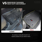5D Car Floor Mats for Jeep Wrangler JK Series 2Door 2007-2018 Front 2PCS