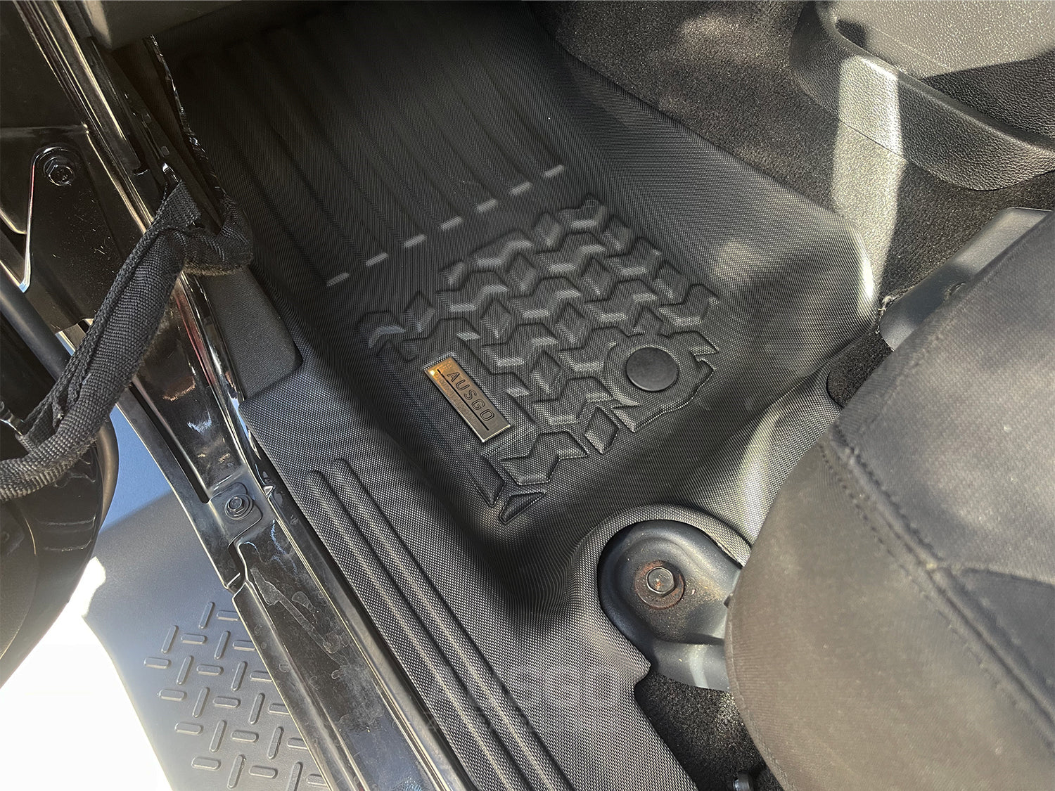 5D Car Floor Mats for Jeep Wrangler JK Series 2Door 2007-2018 Front 2PCS