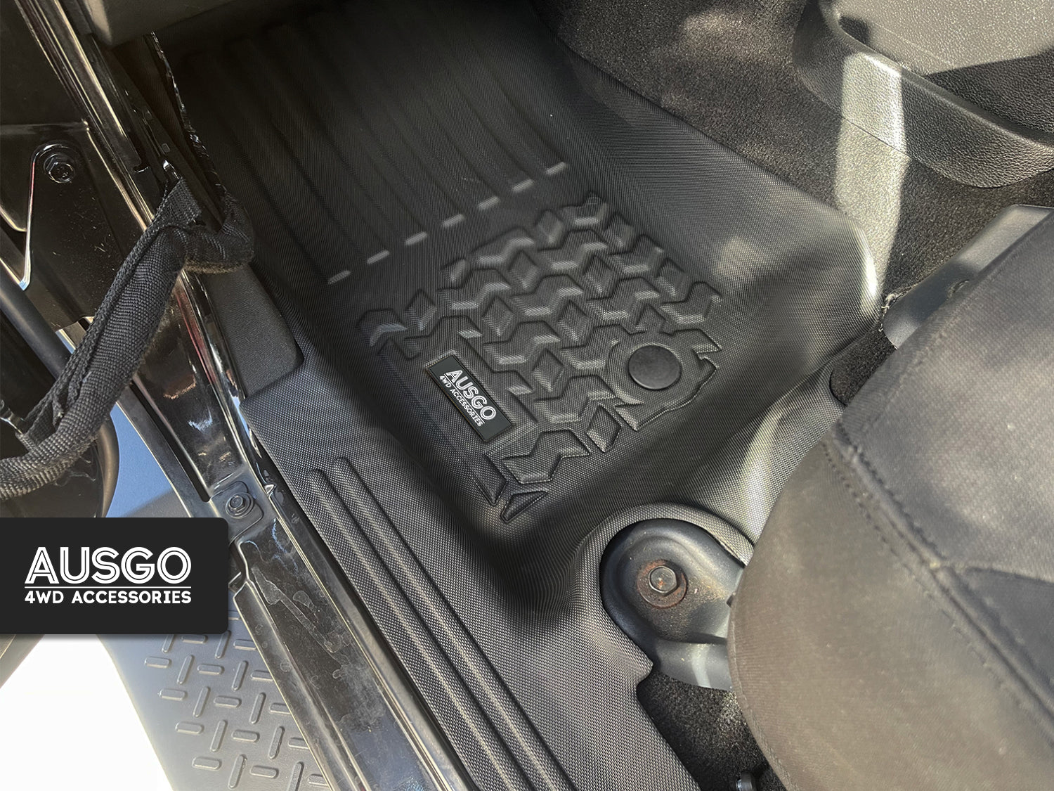 5D Car Floor Mats for Jeep Wrangler JK Series 2Door 2007-2018 Front 2PCS