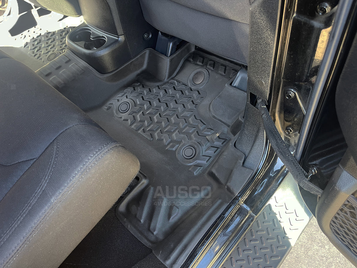 5D Car Floor Mats for Jeep Wrangler JK Series 4Door 2012-2018