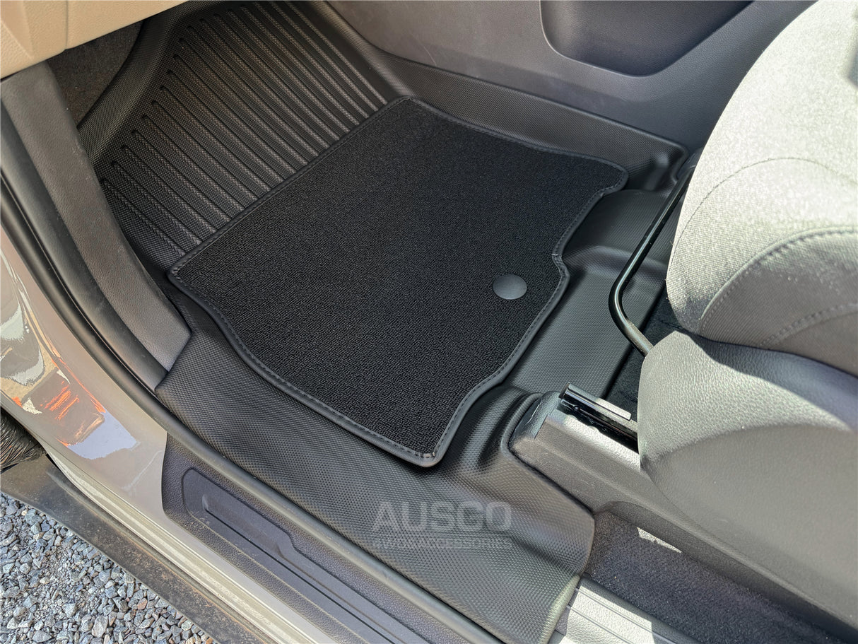 Double-Layer Car Floor Mats for KIA Carnival KA4 Series 2020-Onwards