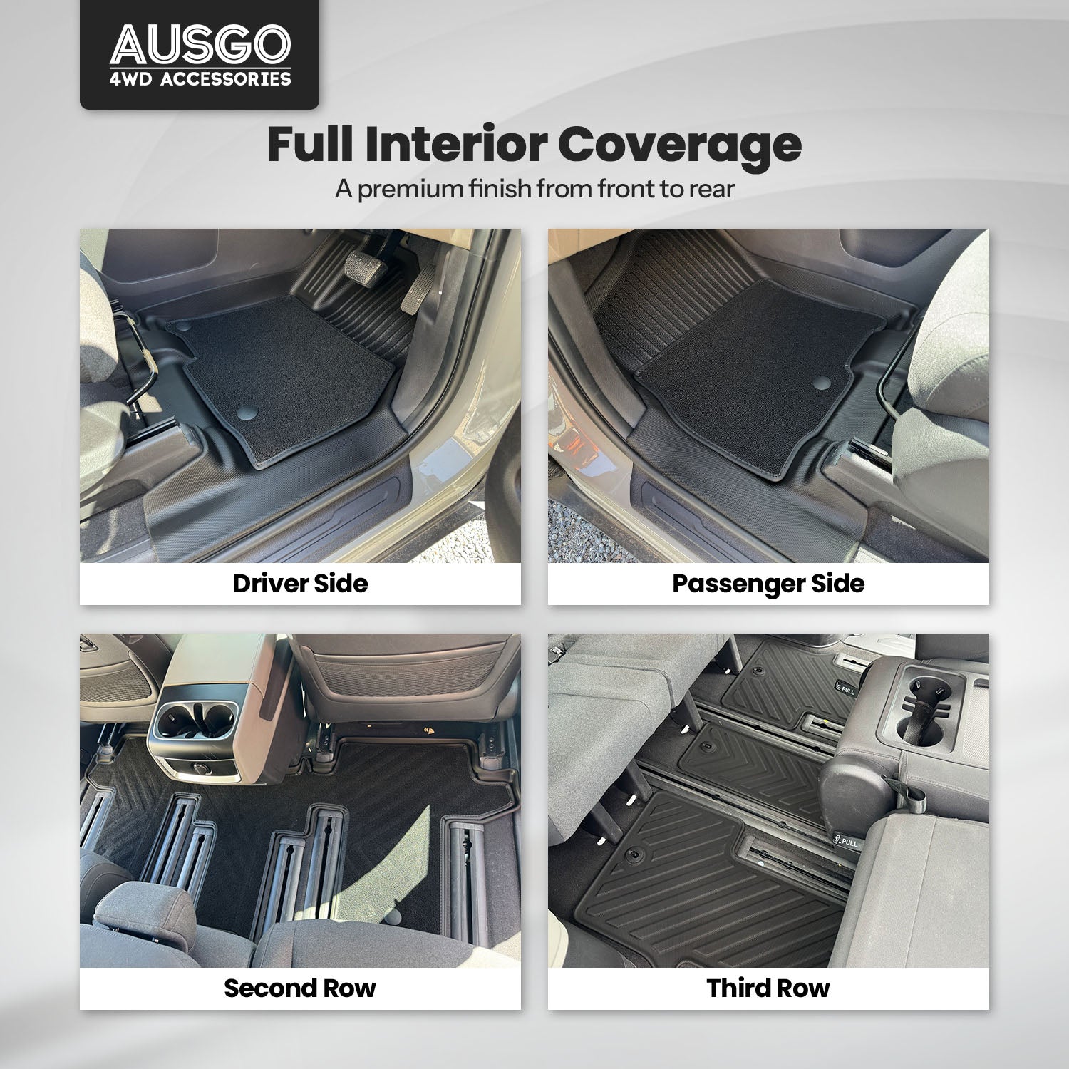 Double-Layer Car Floor Mats for KIA Carnival KA4 Series 2020-Onwards