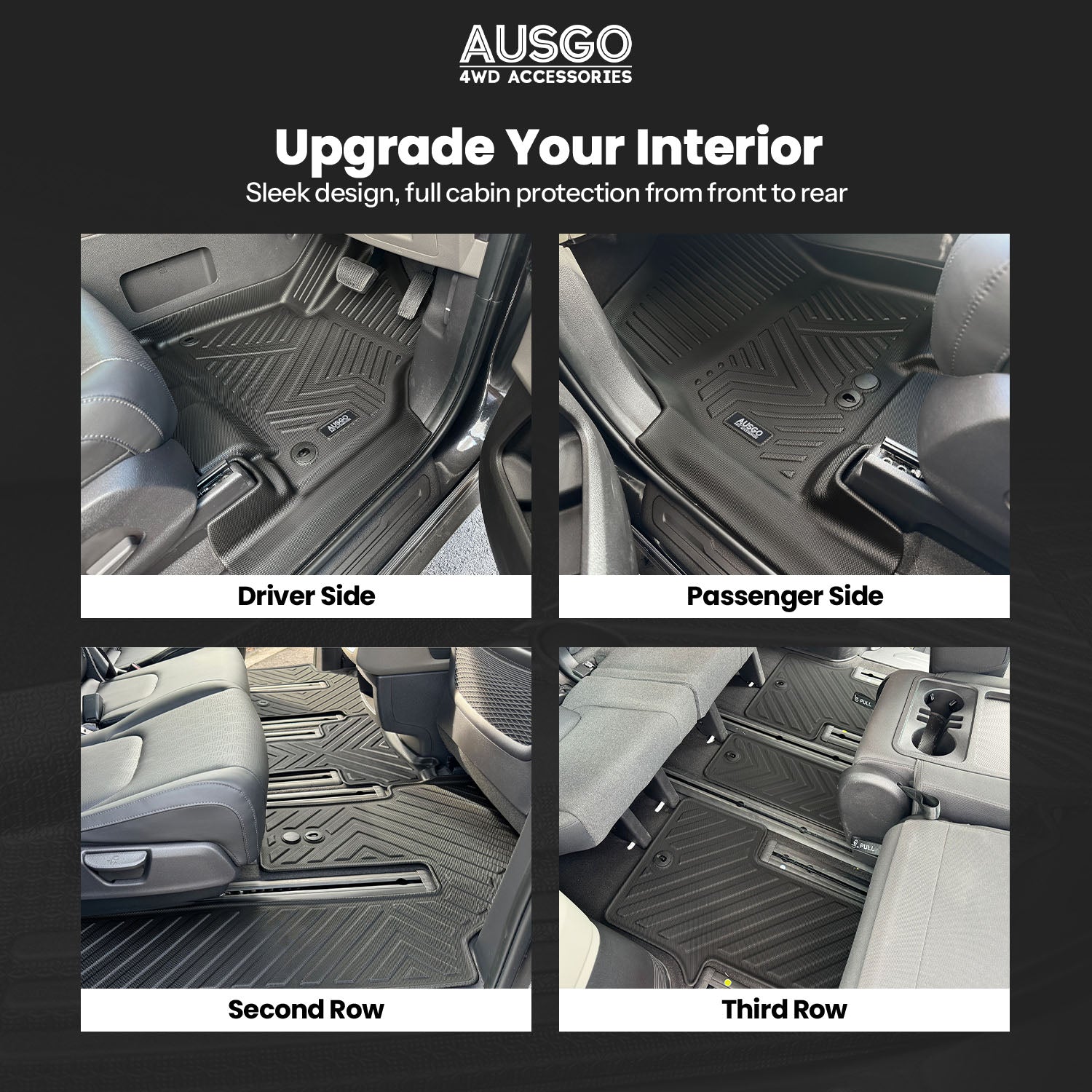 5D Car Floor Mats for KIA Carnival KA4 Series 2020-Onwards