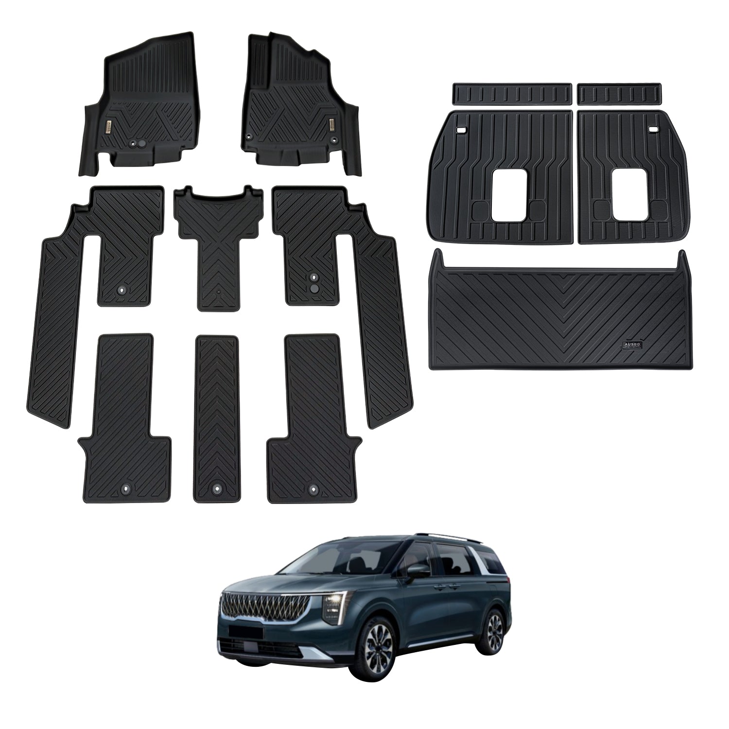 PRE-ORDER 5D Car Floor Mats for KIA Carnival KA4 Series 2020-Onwards