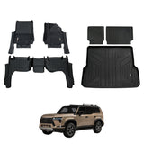 5D Car Floor Mats for Lexus GX550 2024-Onwards