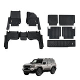 7D Car Floor Mats for Toyota LandCruiser Prado 250 Series 2024-Onwards
