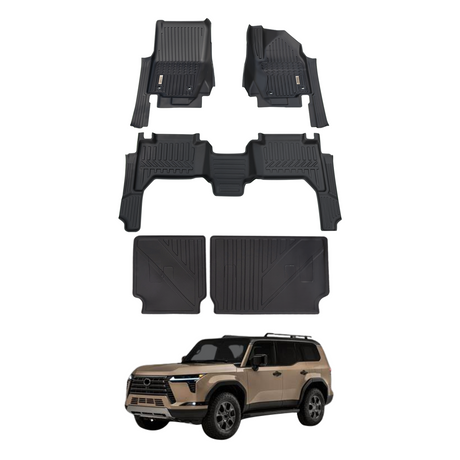 5D Car Floor Mats for Lexus GX550 7 Seats 2024-Onwards