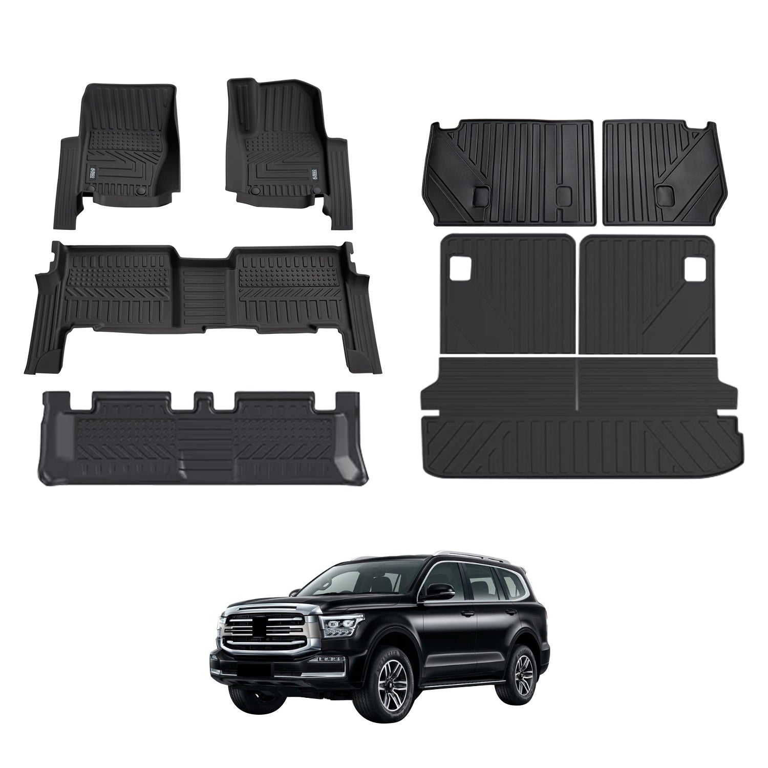 5D Car Floor Mats for GWM Tank 500 2024-Onwards