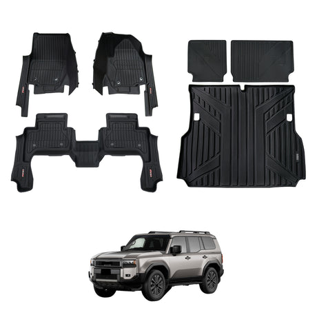 7D Injection Floor Mats for Toyota LandCruiser Prado 250 Series 2024-Onwards