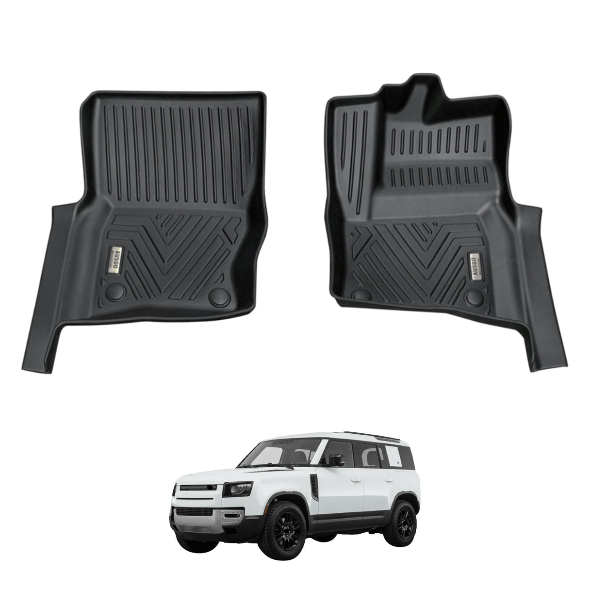5D Front Row Car Floor Mats for Land Rover Defender L663 Series 110 2020-Onwards