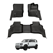 5D Car Floor Mats for Land Rover Defender L663 Series 110 5-Seat 2020-Onwards