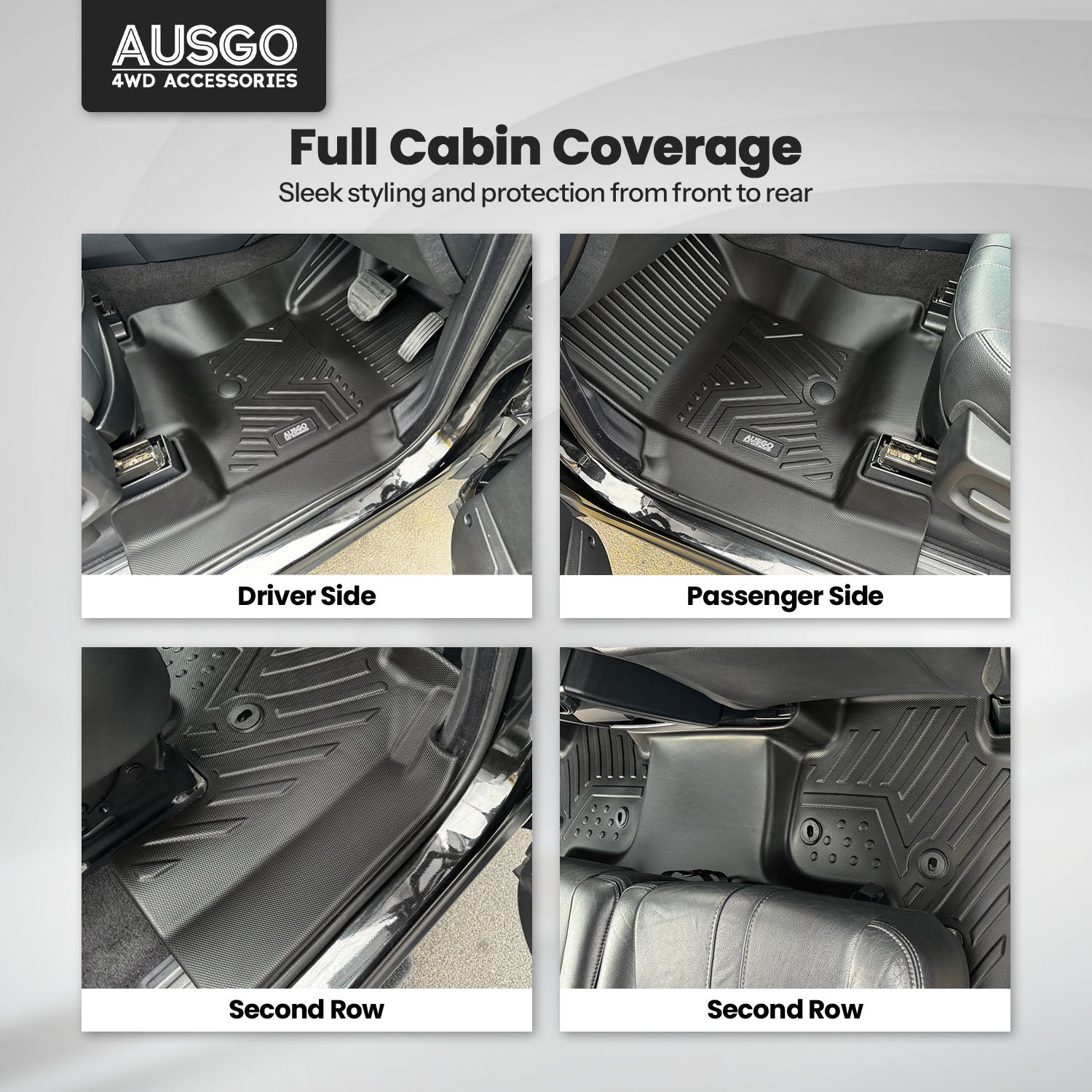 5D Car Floor Mats for Land Rover Discovery 3 4 2004-2016
