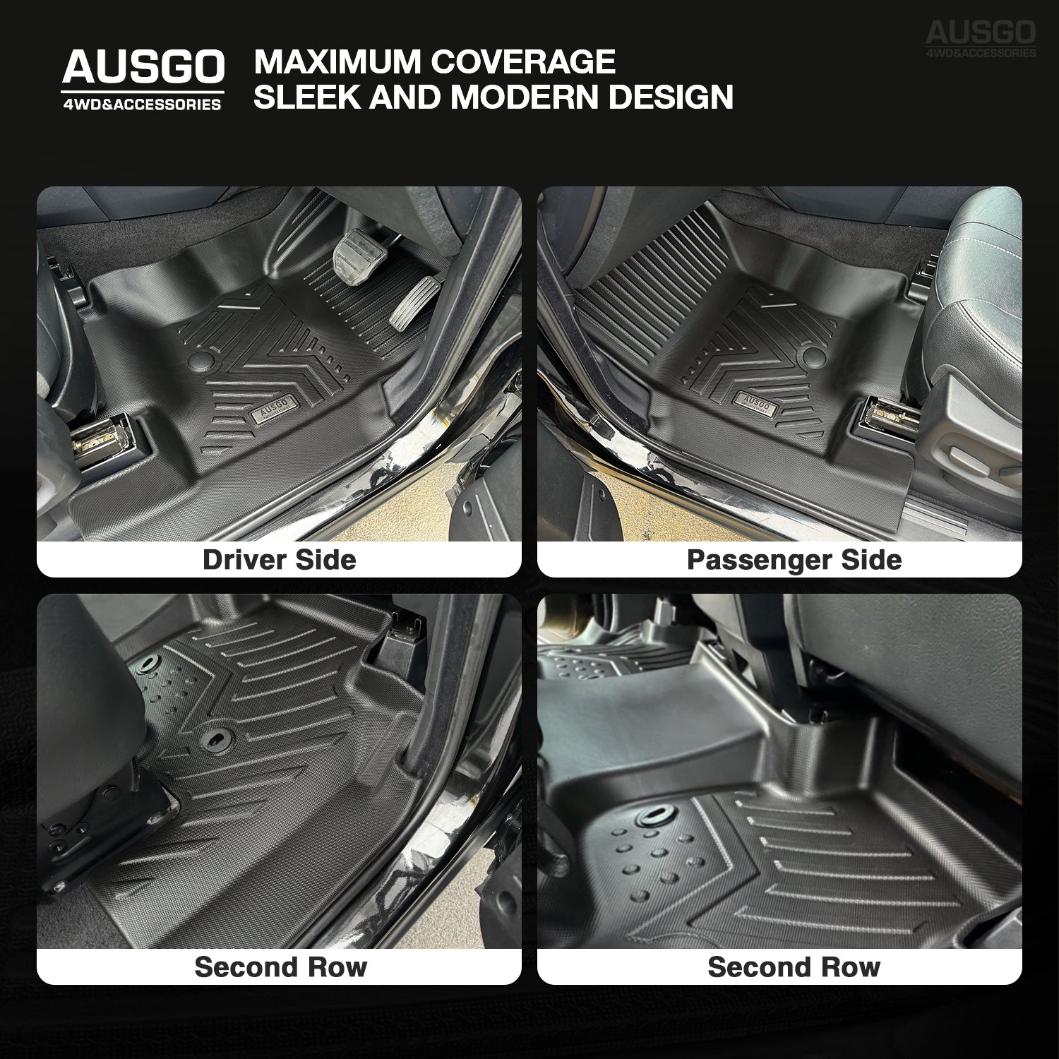 5D Car Floor Mats for Land Rover Discovery 3 4 2004-2016